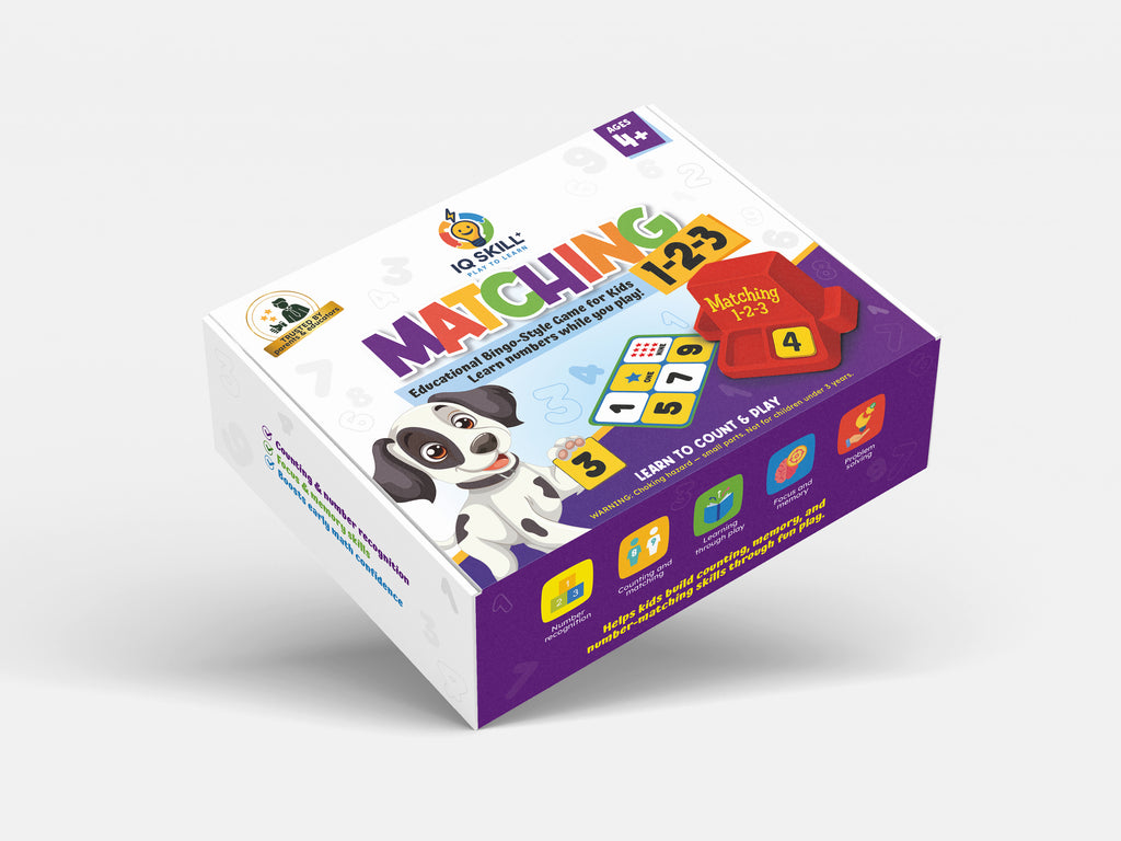 IQ SKILL PLUS – Matching 1-2-3 Educational Game