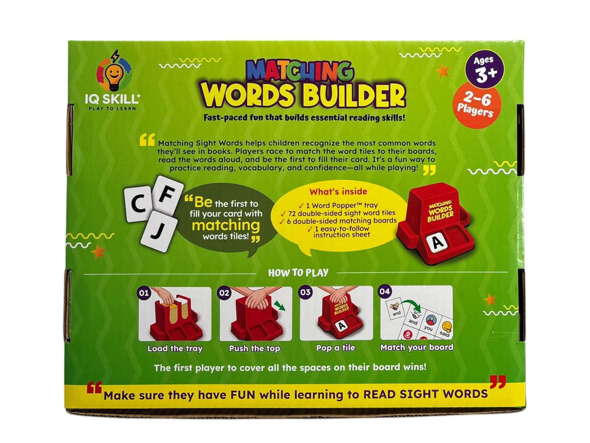 Word Builder Game for Kids – Vocabulary & Spelling Practice | IQ SKILL PLUS