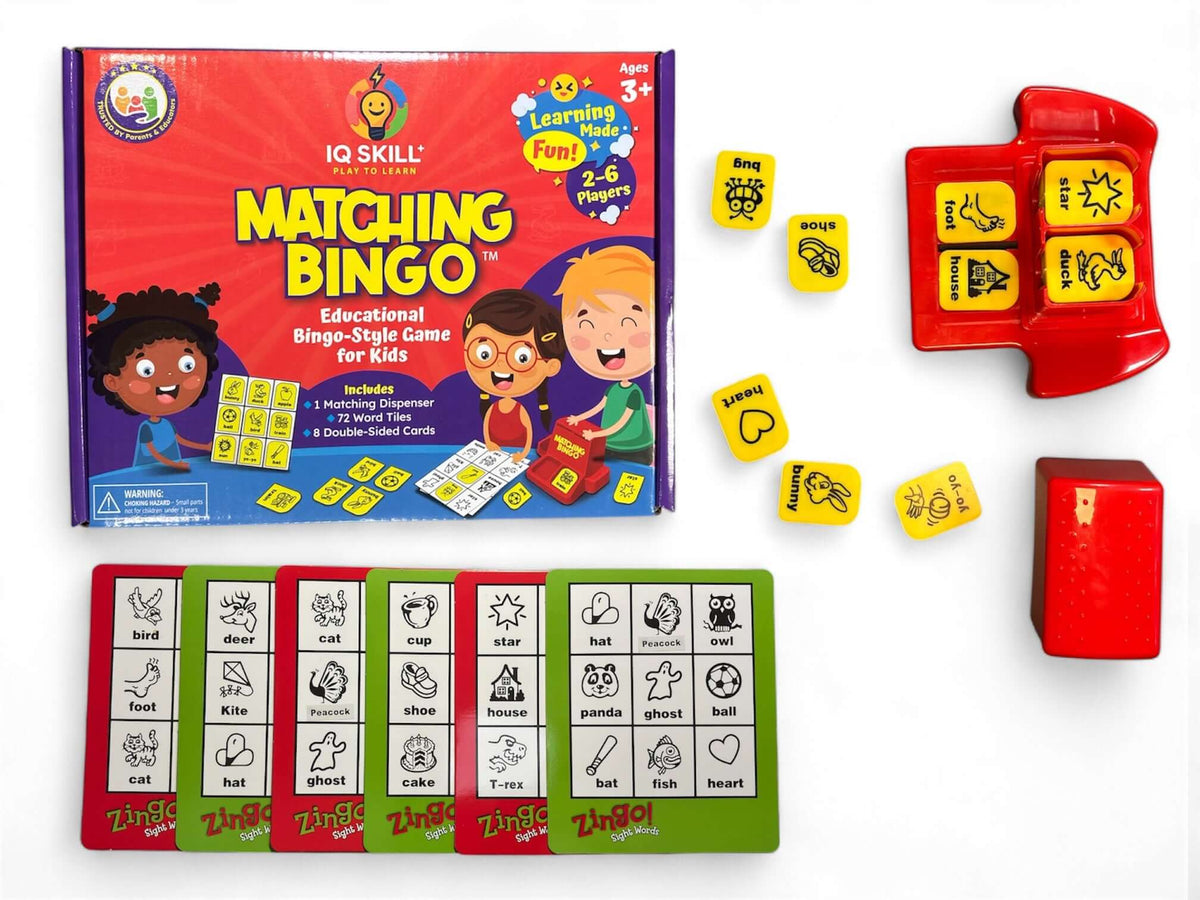Educational Bingo Game for Kids – Group Learning & Focus | IQ SKILL PLUS